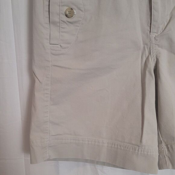 Eddie Bauer Mercer Fit Shorts Women's Size 10 Khaki Tan Preppy Beach Outdoor - Picture 4 of 10